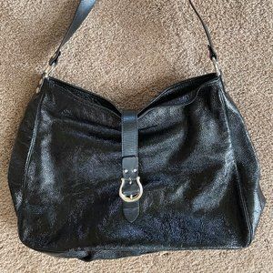 Kate Spade Crinkled Patent Hobo Bag